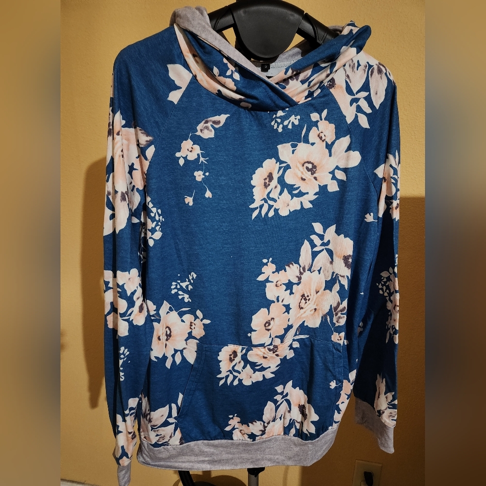 Floral hoodie